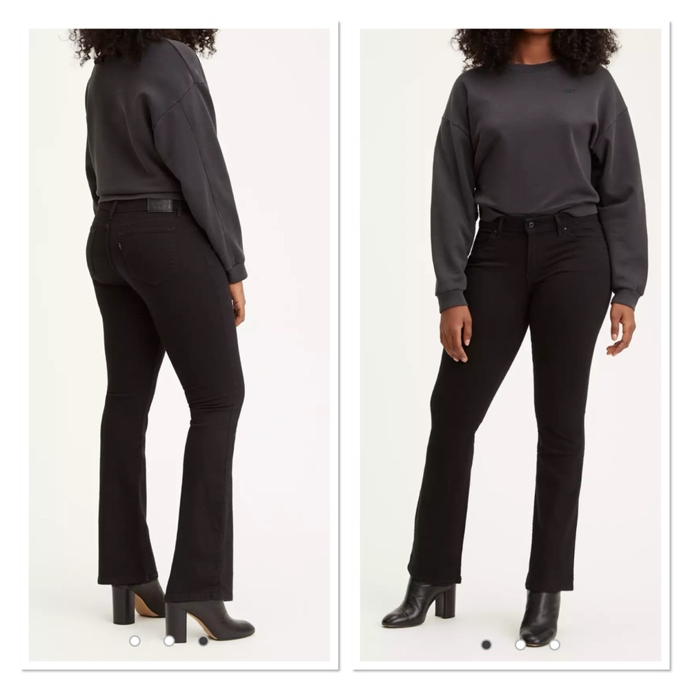 LEVI'S 715 Bootcut Black Jeans
